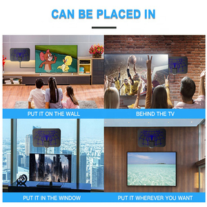 Nhà Cung Cấp Trung Quốc Freeview Kỹ Thuật Số Trong Nhà Hdtv Antenna <span class=keywords><strong>Uhf</strong></span> <span class=keywords><strong>Vhf</strong></span> Trên Không Với Khuếch Đại Tín Hiệu <span class=keywords><strong>Booster</strong></span> - Product Image 6