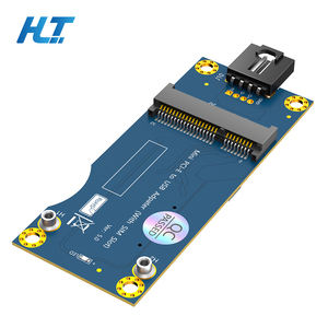 มินิ PCI-E ไปยัง USB 2.0อะแดปเตอร์มาตรฐานซิมสล็อต9Pin สาย USB โมดูลโมเด็ม3G/4G /lte อุตสาหกรรมเดสก์ท็อปใช้สีฟ้า FR4สต็อก PCB - Product Image 1