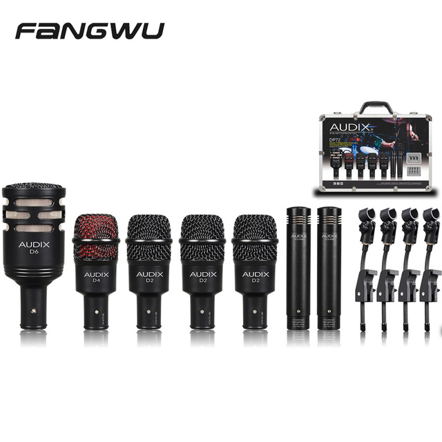 Dynamic Drum Kit Group Kick Drum Musical Instrument Microphone Set for Stage Show