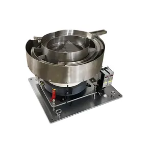 Alimentatore automatico della ciotola di vibrazione dell'acciaio inossidabile di velocità regolabile per la macchina dell'alimentatore dei cappucci