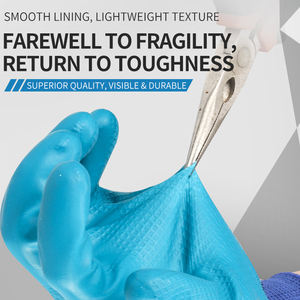 ถุงมือทำงานเคลือบยางลาเท็กซ์ OEM ผลิตในจีน สำหรับงานอุตสาหกรรมและก่อสร้าง - Product Image 6