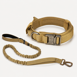 High Quality Heavy Duty Metal Buckle Pet <b>Dog</b> Training Collar Large <b>Dogs</b> Collar and Leash Set Tactical <b>Dog</b> Collar - Product Image 3