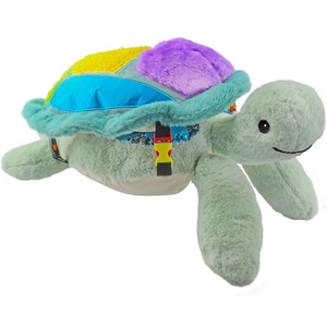Ce trọng cảm giác Lap Pad biển rùa sang trọng Thú nhồi bông đồ chơi có thể tháo rời Lap bạn bè bán buôn OEM tùy chỉnh nhà máy trọng gối - Product Image 1