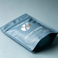 Impression de logo personnalisé, sachet en aluminium à haute barrière, sachet en mylar autoportant pour l'emballage du thé, des grains de café, des en-cas