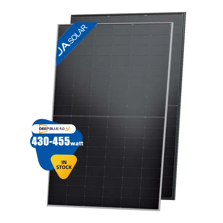 Solarpanelpreis JA Solar Deep Blue 4.0 Pro JAM54D40 LB Serie N-Typ zweiseitige Pv-Solarpanels mit Doppelglas 430 W 435 W 440 W 450 W