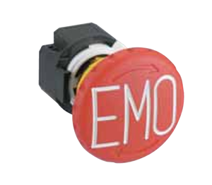 IDEC SEMI EMO Series XW 22mm E-Stop, 40mm Mushroom, 2NC, Bright Red, <b>M3</b> <b>Screw</b>, IP20 Finger-Safe IP65/67 <b>M3</b> <b>Screw</b> UL CE - Product Image 3