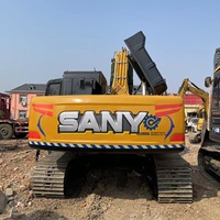 Excavatrice d'occasion SANY SY215C Pro 215c 21 tonnes, marque chinoise, engin de génie civil, machine de construction à vendre