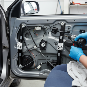Lu ตัวควบคุมหน้าต่างด้านหน้าที่ได้รับการรับรอง ISO9001อลูมิเนียมสำหรับ Mitsubishi Lancer/mirage 93-96 OEM MB927163/CW608806/740-960 - Product Image 3