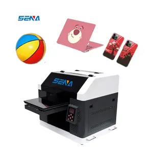 Flagship One Click Ink Absorption 3D Digital 30*45cm Small A3 UV Inkjet Flatbed Printer for Leather PVC Tiles Wood Phone Case