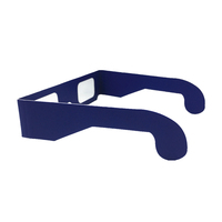 Lunettes 3D en papier, pour fête de noël, verres unisexe
