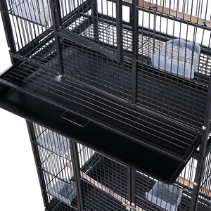 <span class=keywords><strong>Cage</strong></span> à oiseaux en fer robuste pour canaris, grande <span class=keywords><strong>cage</strong></span> à perroquets d'extérieur, volière portable, grandes cages à oiseaux à vendre - Product Image 3