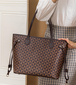 Sac à bandoulière avec poignée supérieure, portefeuille de créateur pour femme, sac à bandoulière avec petit portefeuille, ensemble de 2 sacs fourre-tout - Product Image 1