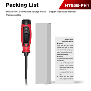 Testeur <span class=keywords><strong>de</strong></span> tension numérique sans contact AC/DC, tournevis détecteur haute tension avec affichage LED et fonction <span class=keywords><strong>de</strong></span> maintien des données pour batterie <span class=keywords><strong>de</strong></span> <span class=keywords><strong>voiture</strong></span> - Product Image 6