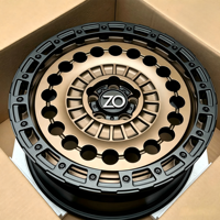 Jantes en alliage d'aluminium ZO Z-409 6061-T6 bronze noir de 17 à 22 pouces, style Beadlock tout-terrain, 5x127 6x139.7 pour camions et SUV