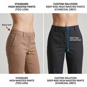 Pantaloni Marlenehose da Donna per Autunno 2026, Pantaloni Lunghi con Gamba Lunga 36 Pollici, Taglia L36 Personalizzata - Product Image 3