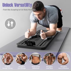 RS polifunzionale <span class=keywords><strong>per</strong></span> <span class=keywords><strong>esercizi</strong></span> da casa attrezzature <span class=keywords><strong>per</strong></span> il Fitness plancia <span class=keywords><strong>per</strong></span> il torace e il muscolo addominale Slider rullo Auto Rebound Fitness Board - Product Image 6