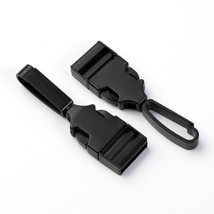 Plastic <b>Clip</b> Buckle 20mm Black Durable Strap Connector For Bags - Product Image 1