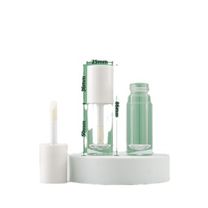 Tubo de brillo labial de 6 ml, envase cosmético vacío con pincel para aplicación de maquillaje de labios. - Product Image 5