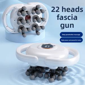 Masajeador corporal de mano profesional 2025, 22 cabezales, luz infrarroja inalámbrica, pistola de masaje profundo, nuevo para aliviar el dolor, relajación muscular - Product Image 1