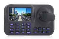 Pantalla LED de 5 pulgadas 3D IP, protocolo de versión público, controlador de teclado de cámara IP PTZ