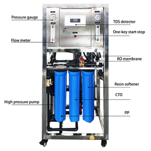 Purificateur d'eau par osmose inverse 250L/H avec système adoucisseur d'eau, équipement de filtration, machine de traitement et de purification de l'eau - Product Image 2