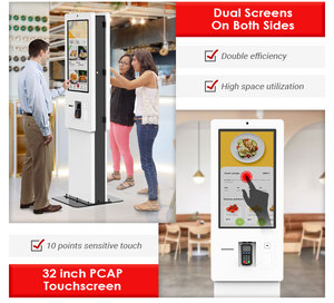 32 इंच इनडोर टचस्क्रीन स्वचालित स्व-सेवा कतार भुगतान टिकट मशीन - Product Image 4