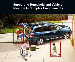 Kamera keamanan rumah, kamera keamanan hitam 4K 16CH, kit NVR PoE 16 buah 8MP IP - Product Image 6