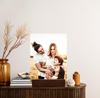 Support de bureau en bois massif de haute qualité pour cartes de visite, support de calendrier en hêtre, base en bois pour cartes postales et photos, styles variés