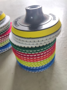 Tùy chỉnh 3inch/4inch Vòng Kim Cương sửa chữa sàn ướt máy xay đánh bóng Pads đối <span class=keywords><strong>Granite</strong></span> Marble 10 mét New OEM - Product Image 3