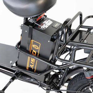 DISIYUAN-Vélo Électrique à 2 Roues, Gamme de 100KM, 48V 60V, Cargo, Restauration Rapide, Livraison Rapide, Vélo avec <span class=keywords><strong>Transporteur</strong></span> à Vendre - Product Image 3