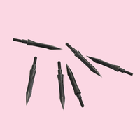 Pointe de flèche filetée standard en acier au carbone 112 grains, interchangeable, pour accessoires de chasse à l'arc – Vente chaude