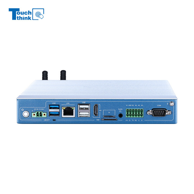 Factory Direct Fanless Industrial Mini PC RK3568 Quad Core DDR4 32GB 4K VGA HD Dual LAN WiFi6 Linux Ubuntu Stock