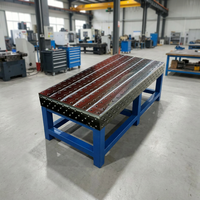 Table de soudage 3D en acier haute résistance durable, plateforme modulaire résistante à la chaleur pour les fabrications d'ingénierie lourde