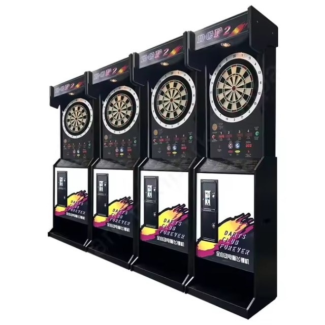 Hot Selling Coin Operated Game Machine Arcade Electronic Dart Board Machine With Dart