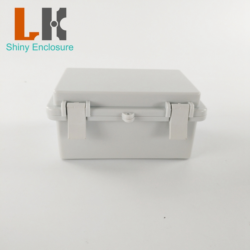電子機器用150*100*70mmIP65屋外ヒンジ付き防水ケース