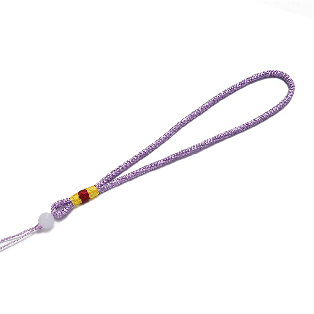Cordones colgantes antiguos - 5 en color morado claro