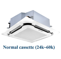 Haute qualité 2 tonnes climatiseur Cassette plafond AC unité R32 onduleur Cassette climatiseur 36000 Btu