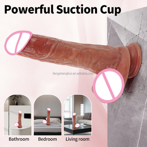 Nuevo consolador de silicona realista 4 en 1 con 9 modos de vibración Control remoto vibrador calefacción columpio telescópico características juguetes <span class=keywords><strong>sexuales</strong></span> - Product Image 6