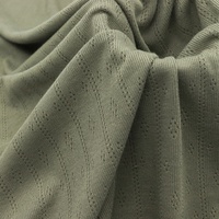 Gran oferta, tela de lunares de Spandex de rayón ecológica, 180gsm, textil suave transpirable para bebés para ropa deportiva, ropa deportiva de poliéster