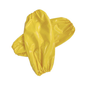 Vinilo PVC TPU estilo suave amarillo azul plástico impermeable duradero <span class=keywords><strong>puños</strong></span> elásticos manga protectora <span class=keywords><strong>de</strong></span> brazo largo cubierta - Product Image 1
