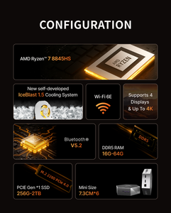 Mini PC para Aprendizaje y Educación en Línea, Ideal para <span class=keywords><strong>Cursos</strong></span> en Casa, Reproducción y Uso Compartido <span class=keywords><strong>de</strong></span> Pantalla, Uso Sencillo para Estudiantes - Product Image 6