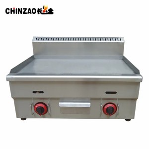 Cina fabbrica 735*410Mm ristorante commerciale cucina in acciaio inox Flat Top piastra a Gas Area di cottura piastra a Gas in ghisa - Product Image 3