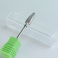 Herramienta de eliminación de esmalte de uñas profesional especializada, cabezales de molienda de acero de tungsteno, puntas de Metal escalonadas, broca para uñas de piel muerta