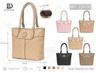 Borsa tote da donna Ld in microfibra, pelle sintetica, resistente all'acqua, per tutte le stagioni, borsa a tracolla - Product Image 1
