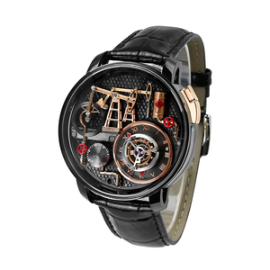 Nuevo Reloj Deportivo de Lujo de Alta Calidad, Reloj de Acero Inoxidable Elegante para Hombre, Correa de Cuero de 20 mm, Reloj de Cuarzo con Movimiento RONDA - Product Image 2