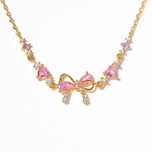 Braccialetto Trendy da Donna con Cuore in <span class=keywords><strong>Ferro</strong></span> e Zirconi, <span class=keywords><strong>Charm</strong></span> a Farfalla, Regalo di San Valentino, Gioiello Popolare - Product Image 4