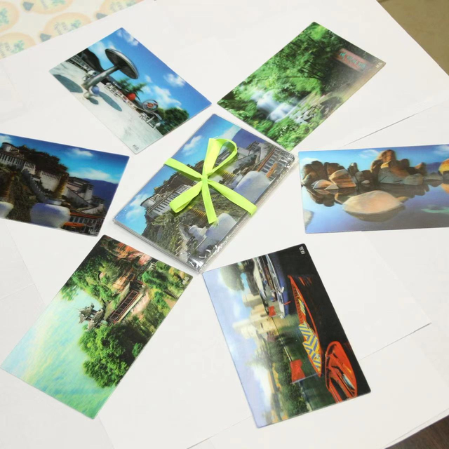 Customized PET Plastic Card Printing Lenticular Sheets Flip-Depth Design Packaging & Printing Services