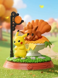 100% Originale Ufficiale Funism <span class=keywords><strong>Pokémon</strong></span> <span class=keywords><strong>Pikachu</strong></span> e i Suoi Amici Serie PVC Action Figure Blind Box Statuetta Giocattolo Pika - Product Image 3