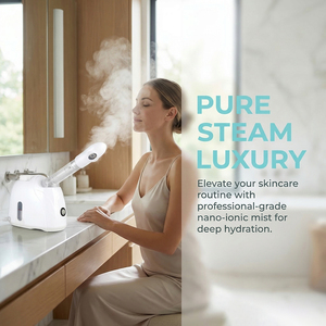 Vaporizador Facial Profesional con Aroma, Sauna Facial Iónica Nano con Vapor Caliente y Boquilla Giratoria para una Limpieza Profunda - Product Image 2