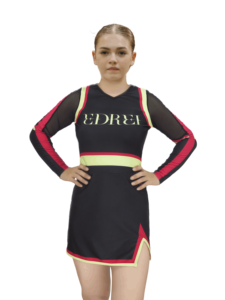 <span class=keywords><strong>Meito</strong></span> ชุดยูนิฟอร์มเชียร์ลีดเดอร์ของเด็กผู้หญิง, มาใหม่ชุดการแสดงชุดผ้าสแปนเด็กซ์/ โพลีเอสเตอร์พิมพ์ลายดิจิตอล - Product Image 6